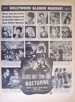 NOCTURNE (1946, Edwin L. Marin) Nocturno