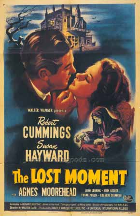 THE LOST MOMENT (Viviendo el pasado, 1947) Martin Gabel
