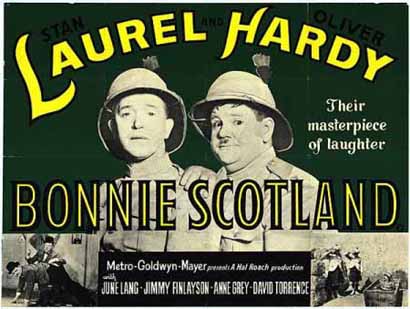 BONNIE SCOTLAND (1936, James W. Horne) Dos fusileros sin bala