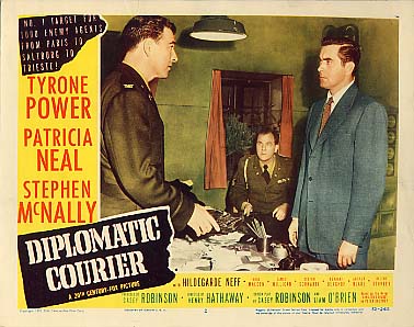 DIPLOMATIC COURIER (1952, Henry Hathaway) Correo diplomático