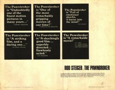 THE PAWNBROKER (1964, Sidney Lumet) El prestamista