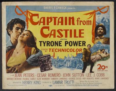 CAPTAIN FROM CASTILE (1947, Henry King) [El capitán de Castilla]