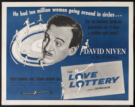 THE LOVE LOTTERY (1954, Charles Crichton) La lotería del amor