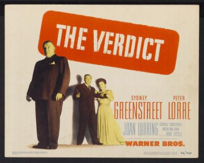 THE VERDICT (1946, Don Siegel)