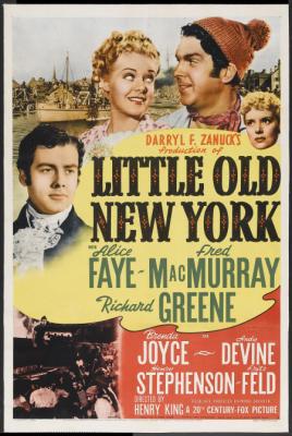 LITTLE OLD NEW YORK (1940, Henry King) El despertar de una ciudad