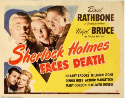 SHERLOCK HOLMES FACES DEATH (1943, Roy William Neill) Sherlock Holmes desafía la muerte