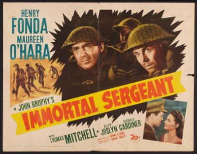 IMMORTAL SERGEANT (1943. John M. Stahl) El sargento inmortal