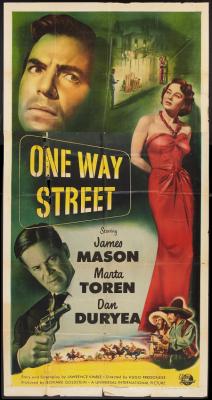 ONE WAY STREET (1950, Hugo Fregonese) Murallas de silencio
