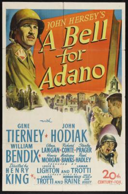 A BELL FOR ADANO (1945, Henry King) La campana de la libertad