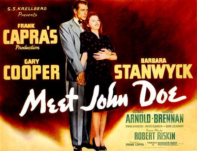MEET JOHN DOE (1941, Frank Capra) Juan Nadie