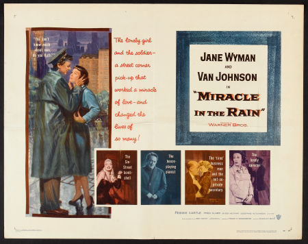 MIRACLE IN THE RAIN (1956, Rudolph Maté) [Milagro en la lluvia]