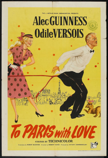 TO PARIS WITH LOVE (1954, Robert Hamer) A París con el amor