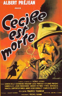 CÉCILE EST MORTE! (1944, Maurice Tourneur)