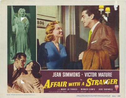 AFFAIR WITH A STRANGER (1953, Roy Rowland) Entre dos mujeres