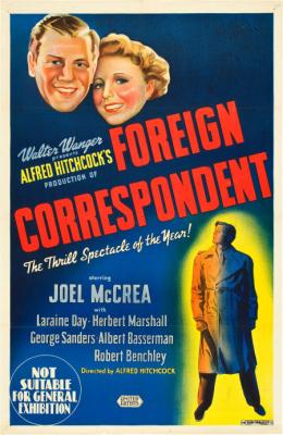 FOREIGN CORRESPONDENT (1940, Alfred Hitchcock) Enviado especial