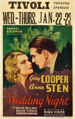 THE WEDDING NIGHT (1935, King Vidor) Noche nupcial