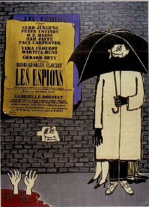 LES ESPIONS (1957, Henri-George Clouzot) Los espias