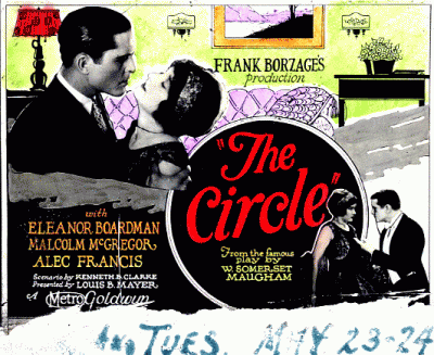 THE CIRCLE (1925, Frank Borzage) La eterna cuestión
