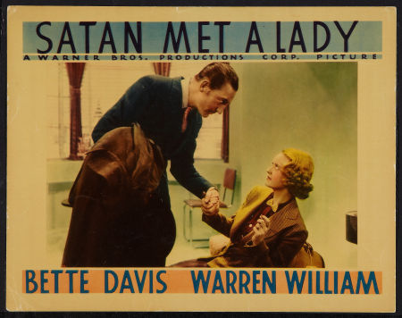 SATAN MET A LADY (1936, William Dieterle)