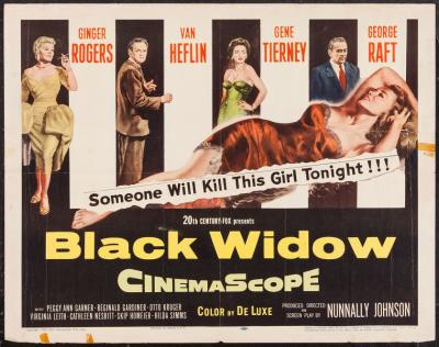 BLACK WIDOW (1954, Nunnally Johnson) [La viuda negra]