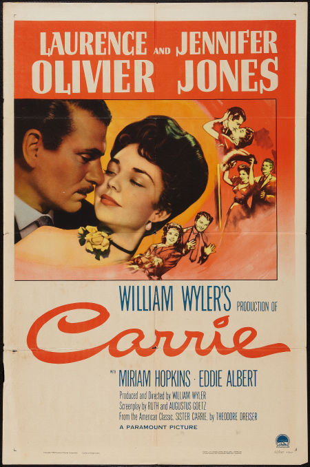 CARRIE (1952, William Wyler) Carrie