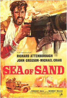 SEA OF SAND (1958, Guy Green) Comando de la muerte