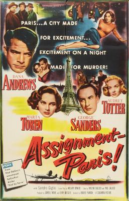 ASSIGNMENT: PARIS (1952, Robert Parrish) Destino: Budapest