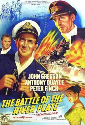 THE BATTLE OF THE RIVER PLATE (1956. Michael Powell & Emeric Pressburger) La batalla del río de la plata