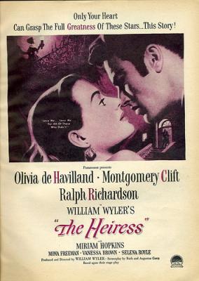 THE HEIRESS (1949, William Wyler) La heredera