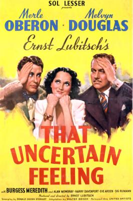 THAT UNCERTAIN FEELING (1941, Ernst Lubitsch) Lo que piensan las mujeres, 1941
