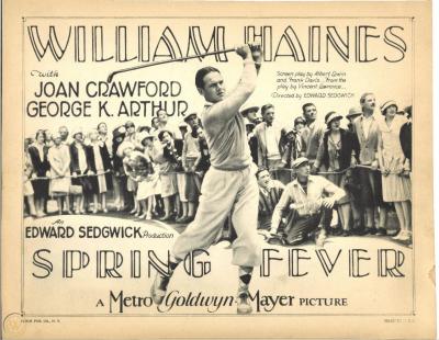 SPRING FEVER (1927, Edward Sedgwick) Flor de primavera