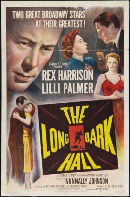 THE LONG DARK HALL (1951, Anthony Bushell & Reginald Beck)