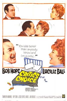 CRITICS CHOICE (1963, Don Weis) [Decisión crítica]