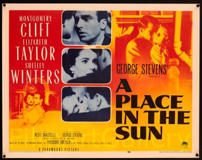A PLACE IN THE SUN (1951, George Stevens) Un lugar en el sol