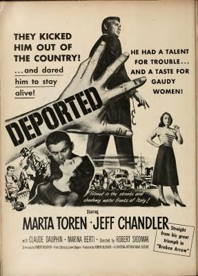 DEPORTED (1950, Robert Siodmak)