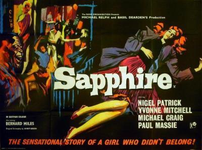 SAPPHIRE (1959, Basil Dearden) Crimen al atardecer