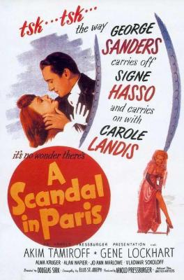 A SCANDAL IN PARIS (1946, Douglas Sirk) [Escándalo en París]