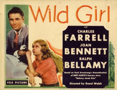 WILD GIRL (1932, Raoul Walsh) El beso redentor